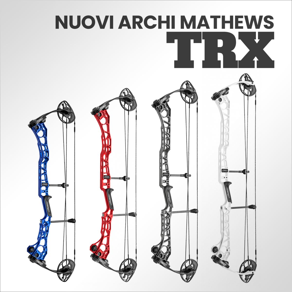SCOPRI I NUOVI MATHEWS TRX-34 TRX-36 TRX-38 G2 TRX-40
