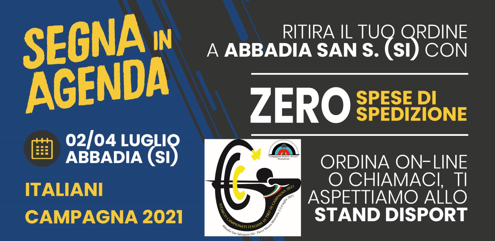 SIAMO PRESENTI CAMPIONATI ITALIANI CAMPAGNA