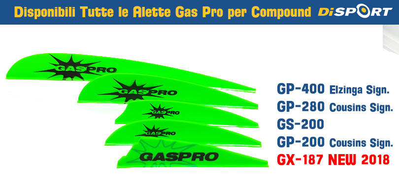 NUOVE ALETTE GAS PRO GX-187
