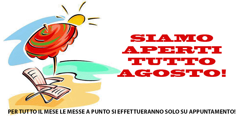 Chiusura mese di Agosto