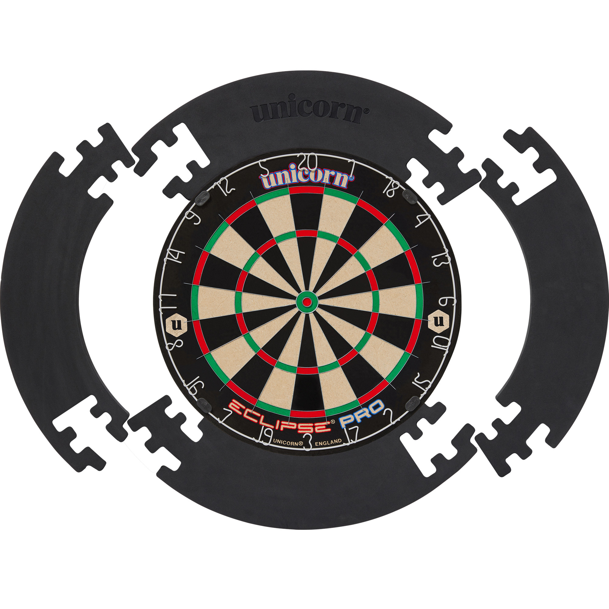 UNICORN PUZZLE SURROUND BLACK DART TARGET