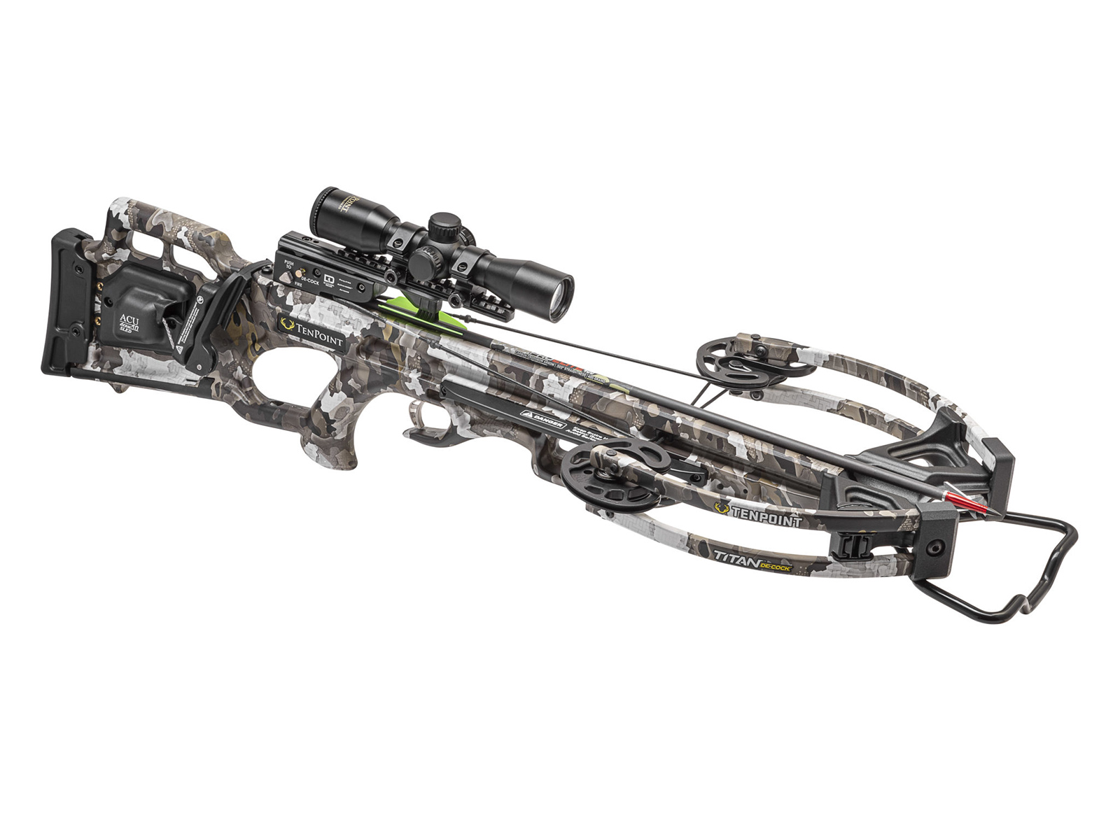 TENPOINT CROSSBOW TITAN DE-COCK, ACUDRAW 50 SLED VEKTRA PACKAGE
