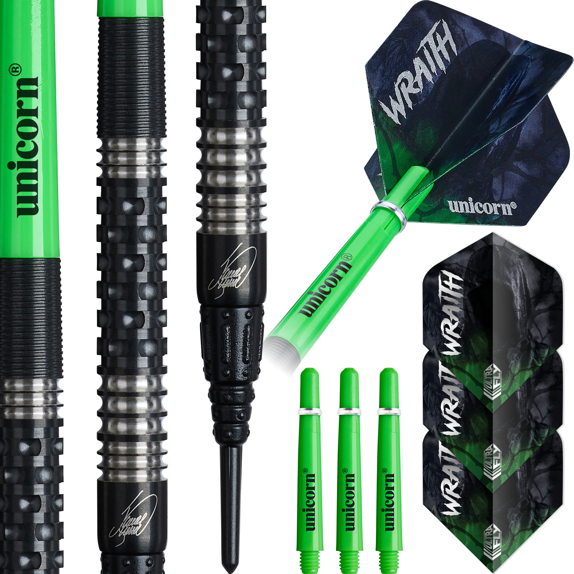 UNICORN FRECCETTE WRAITH P2 90% TUNGSTENO 19G - PUNTA MORBIDA JAMES WADE