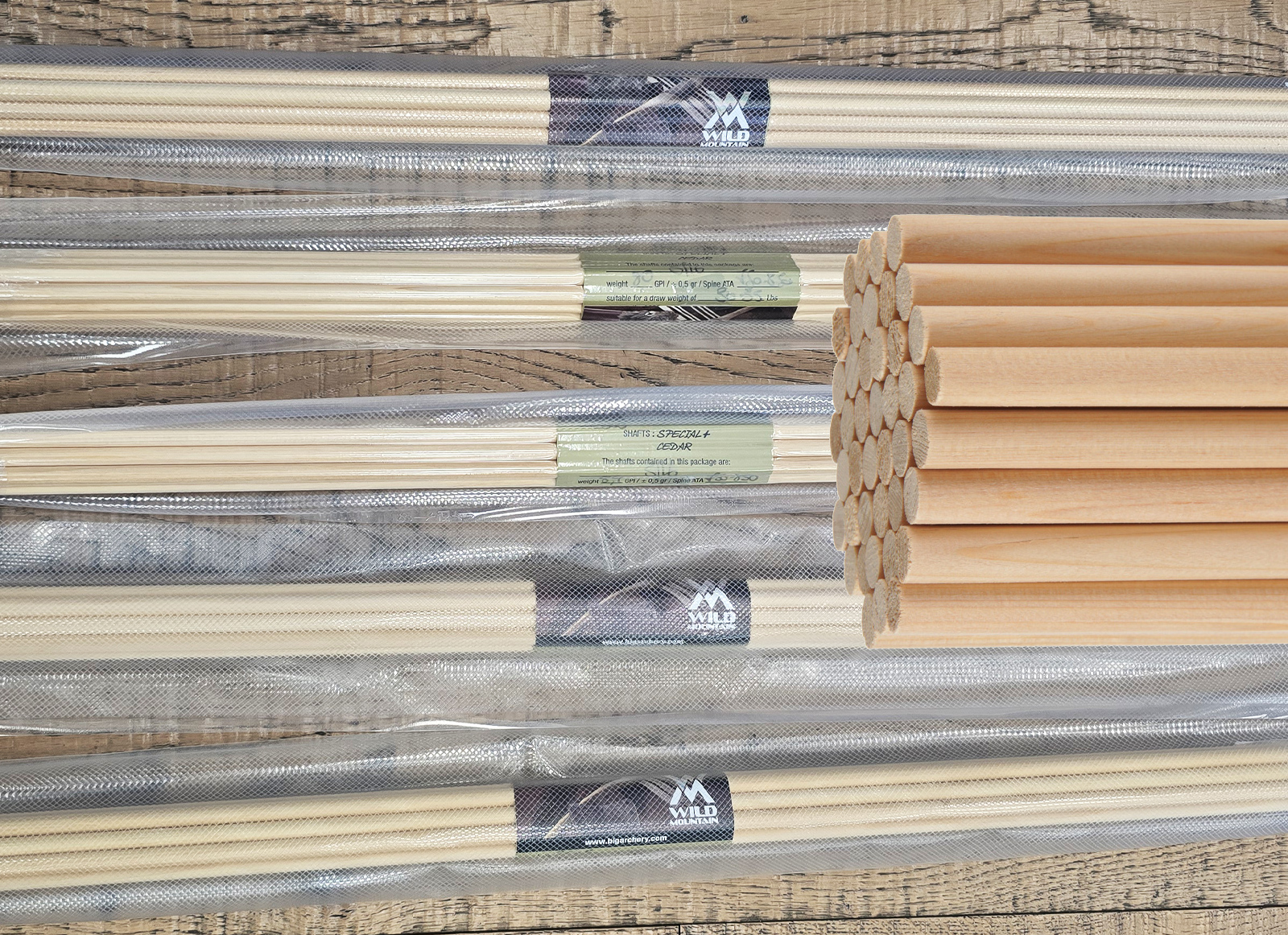 WILD MOUNTAIN SET 12 ASTE IN CEDRO SPECIAL PLUS SELEZIONE