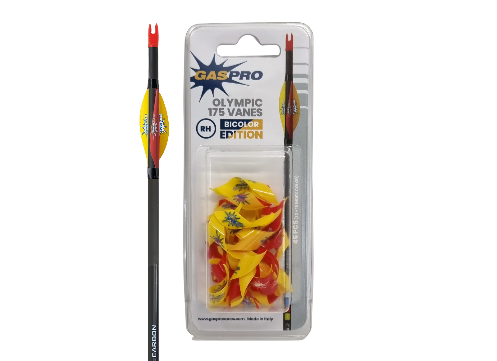 GAS PRO VANES SOFT + OLYMPIC 1.75 '' BICOLOR EDITION