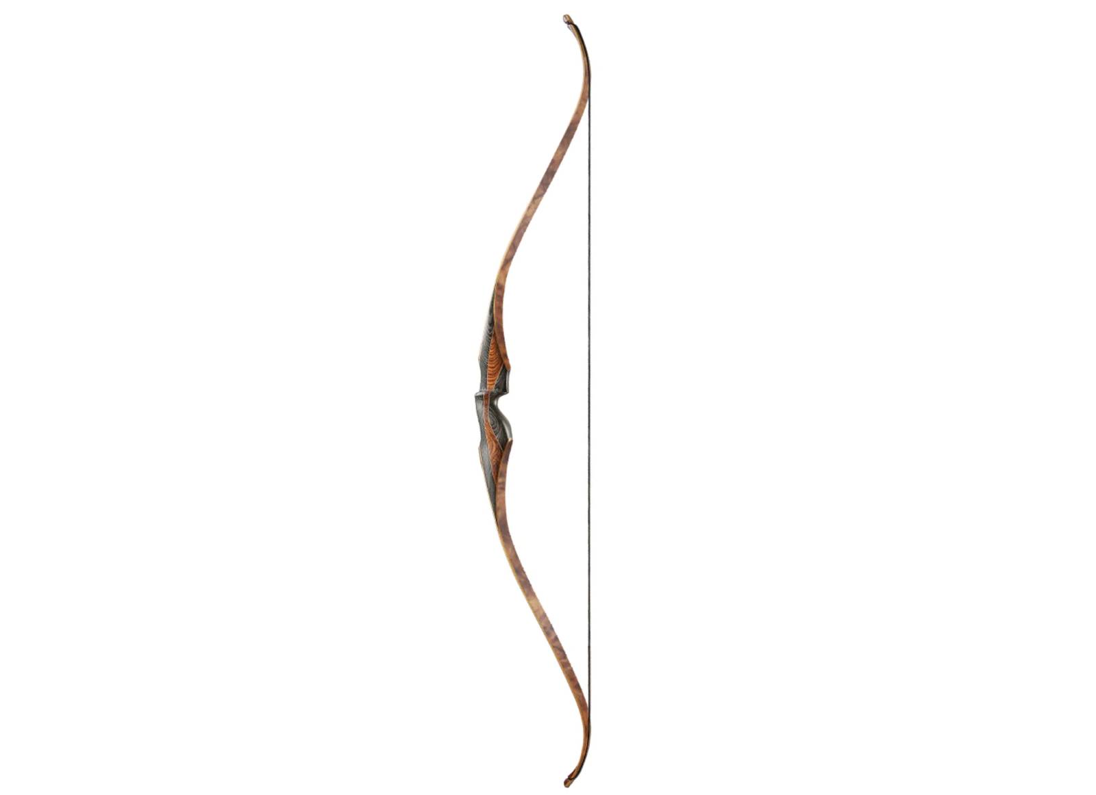 OLD MOUNTAIN RECURVE BOW ONE PIECE SNIPER CARBON 62''