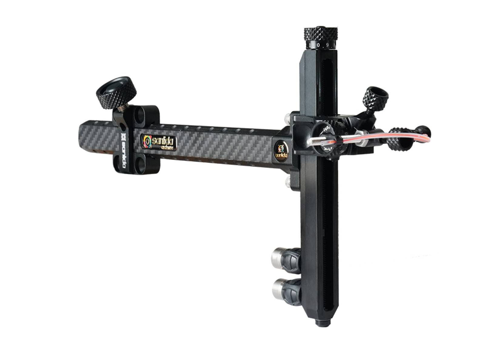 SANLIDA MIRACLE 10 II RECURVE SIGHT 9'' EXTENSION RH BLACK