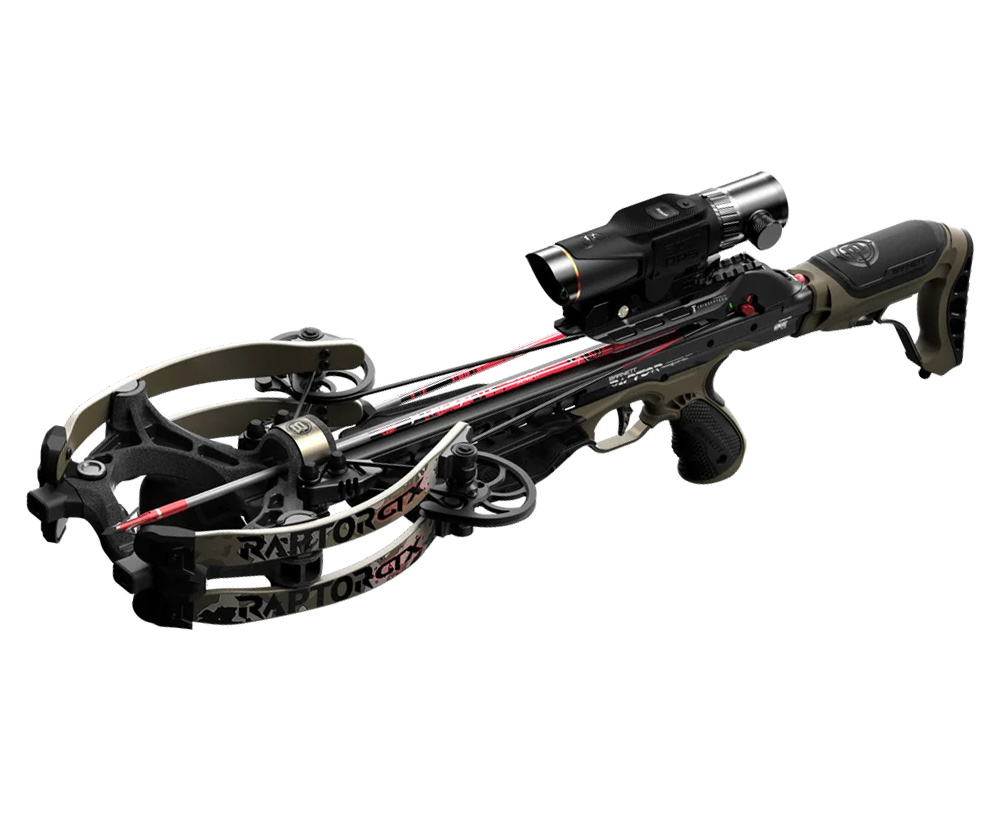 BARNETT CROSSBOW HYPER RAPTOR GTX 425 214# PACKAGE 2027 X-FACTOR LFR SCOPE