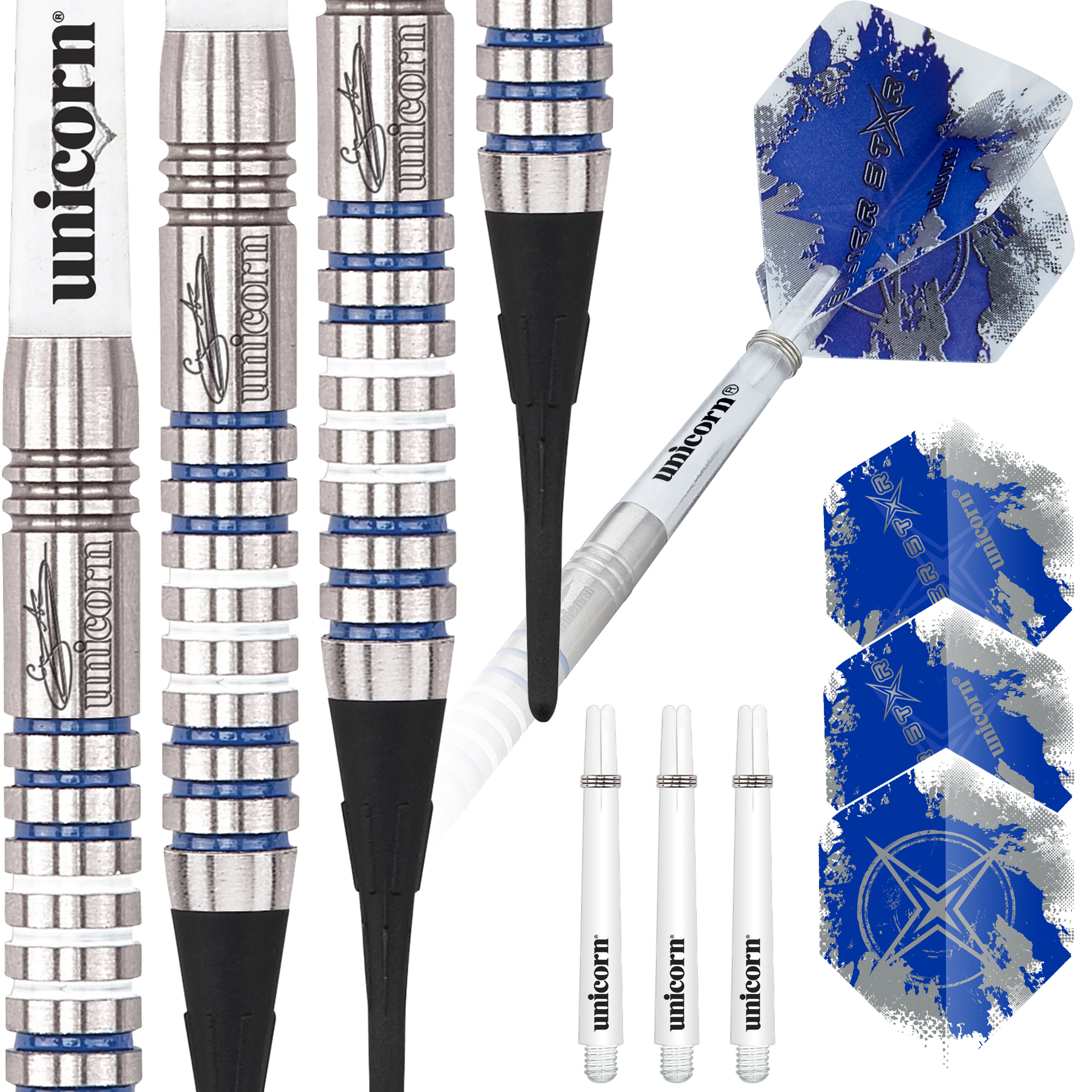 UNICORN FRECCETTE SILVERSTAR S2 80% TUNGSTEN - GARY ANDERSON SOFT TIP